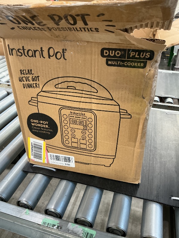 Photo 1 of Instant Pot Duo Plus 9-in-1 Multicooker, Pressure Cooker, Slow Cook, Rice Maker, Steamer, Sauté, Yogurt, Warmer & Sterilizer, Includes App With Over 800 Recipes, Stainless Steel, 6 Quarts