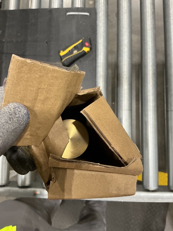 Photo 1 of 12-20 inch Short Adjustable Warm Gold Curtain Rods,1 inch Diameter Heavy Duty Side Curtain Rod Set with Aluminum Finals for Windows, Door, Drapery