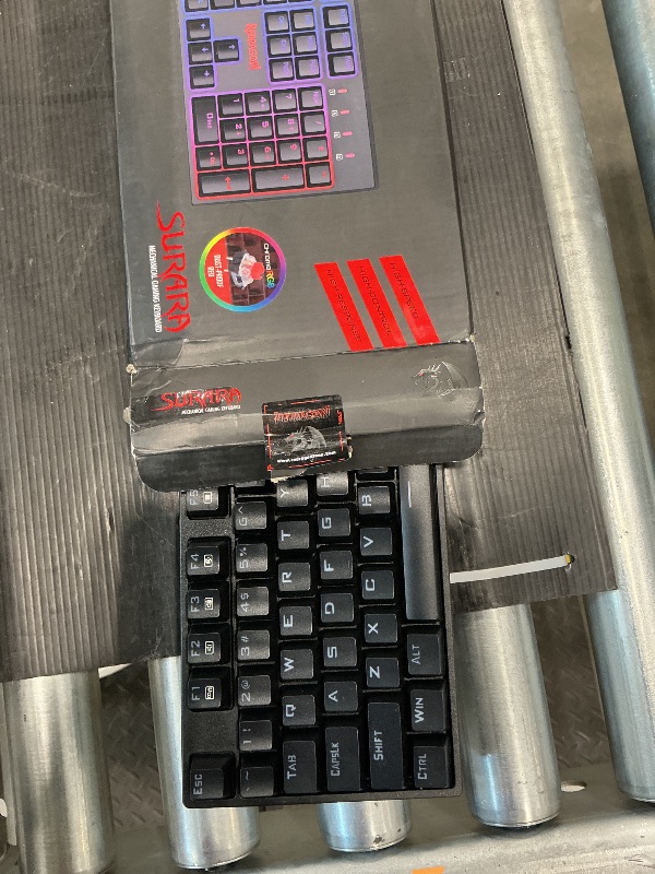 Photo 1 of *Doesn't light up * Redragon K582 RGB Mechanical Gaming Keyboard, 100% 104 Keys Standard Layout Gaming Keyboard with Double-Shot ABS Keycaps, Dynamic 16.8M RGB Backlit & Linear Red Switch, Redefine Software Supported