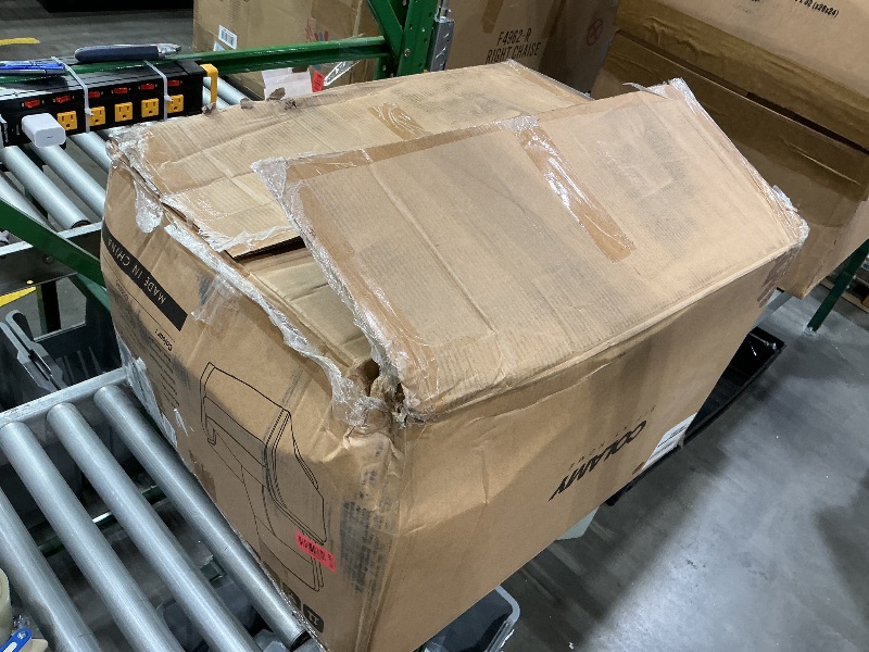 Photo 1 of *PARTIAL SET*
Swivel Rocking Recliner Glider Chair, Leather Nursery Reclining Rocker Chair with Footrest, Ergonomic Backrest, Wide Seat Cushion and Metal Base-Cocoa