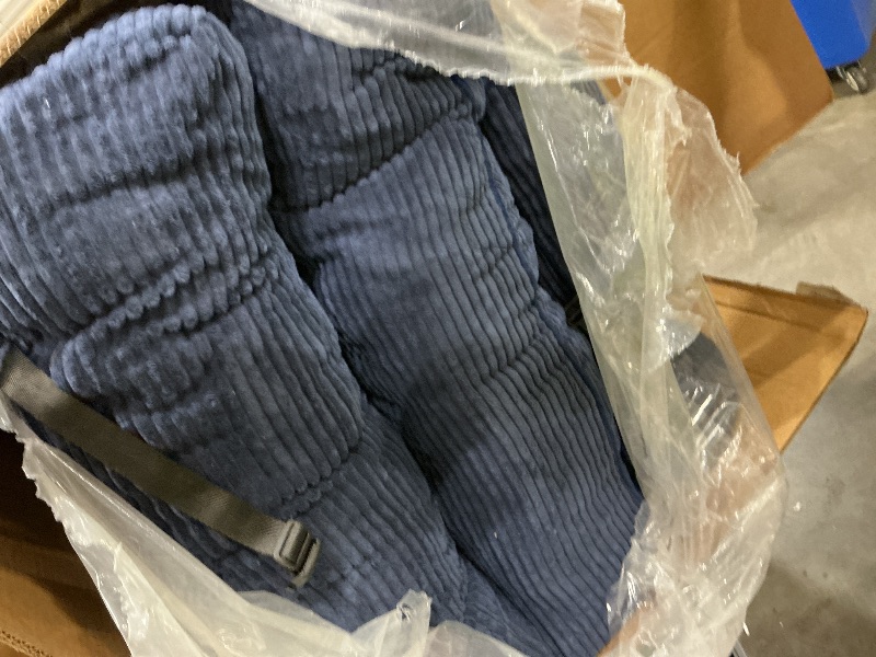 Photo 1 of **ITEM HAS HAIR ON IT**
MAXYOYO Folding Sofa Bed, Convertible Sleeper Chair with Pillow Foldable Matress with Back Support, Portable Fold Out Chair Bed Comfy Floor Sofa Lounge for Living Room Bedroom, Navy, Single