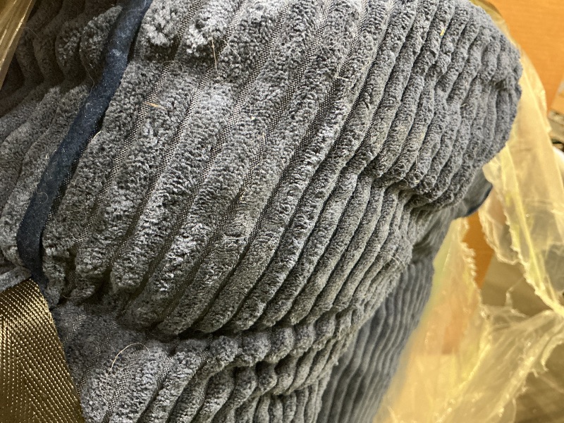 Photo 1 of **ITEM HAS HAIR ON IT**
MAXYOYO Folding Sofa Bed, Convertible Sleeper Chair with Pillow Foldable Matress with Back Support, Portable Fold Out Chair Bed Comfy Floor Sofa Lounge for Living Room Bedroom, Navy, Single