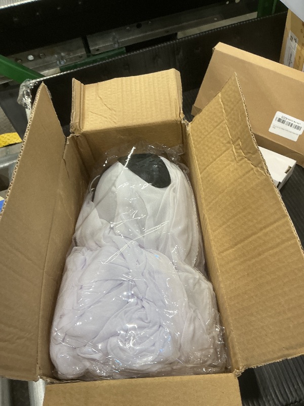 Photo 1 of 2 Pack 55" Halloween Light up Hanging Ghosts Decorations with Warm LED Lights, Halloween Flying Ghost Decorations for Outdoor Indoor, Haunted House, Front Yard, Patio, Party Decor