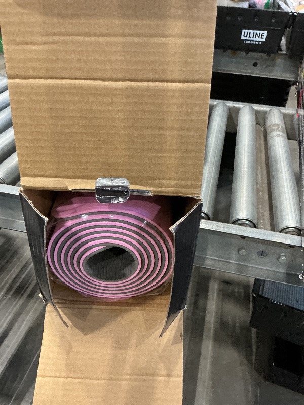 Photo 1 of *USED*
SAEEPABUL LOLLIPOP Yoga Mat, POE Supercritical Rebound Non-Slip Exercise Mat for Yoga, Pilates, Postpartum Recovery, Stretching & Fitness, with Easy-Cinch Carrier Strap, 72"L x 32"W x 1/4" Thick, Dopamine Pink