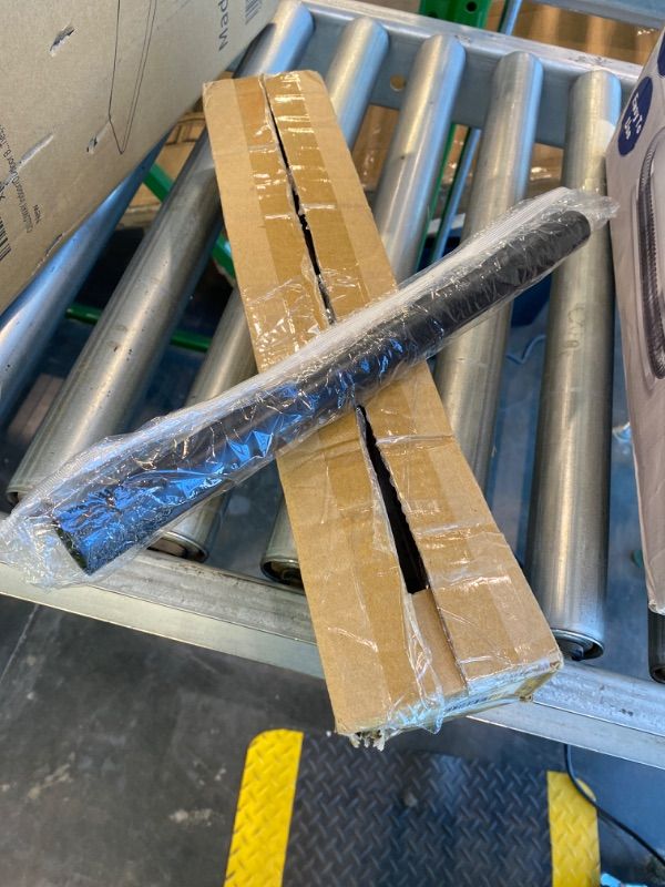 Photo 1 of ***MISSING PARTS*** ***READ CLERK NOTES*** CorkLatta Matte Black Shower Curtain Rod,1 Inch Diameter Stainless Steel Adjustable Spring Tension Rods 32 to 68",with Holders,Anti-Slip,Curtain Rods No Drilling(1 Pack)