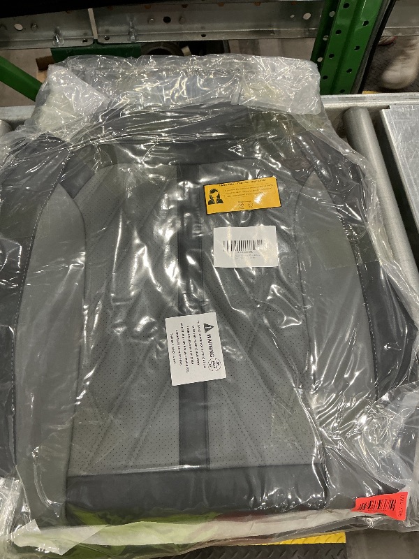 Photo 1 of *Driver and Passenger only* IKABEVEM Seat Covers Fit for Dodge RAM 1500 2002-2024 2025 2026: Compatible with RAM 1500 2500 3500 Car Seat Cover Truck Pickup Crew Double Quad Cab (Curved Bench, Front Seat, Black & Grey)