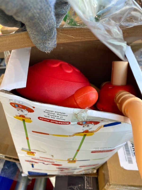 Photo 1 of *Missing Parts*
Hitish Sports Outdoors Play Set Toys - 5 in 1 Musical Jump Ring Toss Game Stomping Launch Rocket Launcher Basketball Throw for Kids - Indoor Outside Obstacle Avoidance Gifts for Toddlers Ages 4-8 8-13