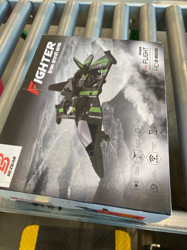 Photo 1 of **UNTESTED**
BEZGAR Drones for Kids | 2.4GHZ RC Plane, Remote Control Airplane, RC Helicopter, 360° Flip Fighter Jet Toy, Toys for ages 8-13 with Colorful LED Navigation Lights Blue