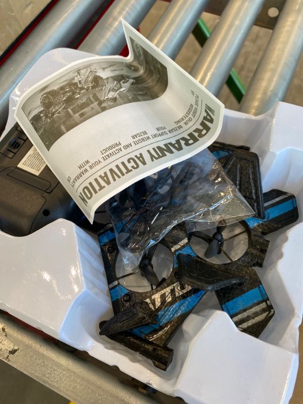 Photo 1 of **UNTESTED**
BEZGAR Drones for Kids | 2.4GHZ RC Plane, Remote Control Airplane, RC Helicopter, 360° Flip Fighter Jet Toy, Toys for ages 8-13 with Colorful LED Navigation Lights Blue