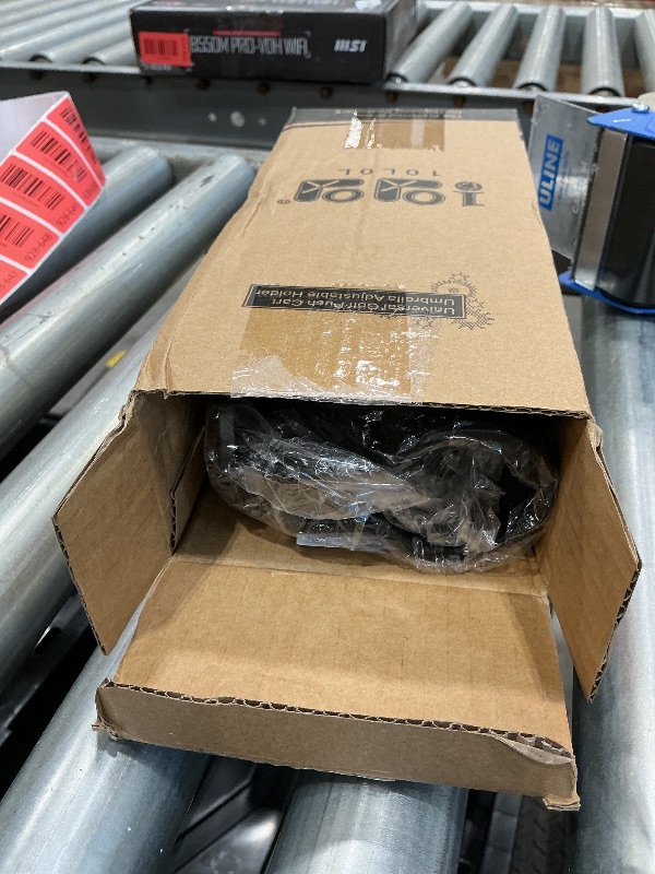 Photo 1 of 10L0L Heavy Duty Golf Push Cart Umbrella Holder, Aluminium Alloy Base Super Strong Windproof, Universal Umbrella Stand for Mobility Scooter, Stroller, Wheelchair, Beach Chair