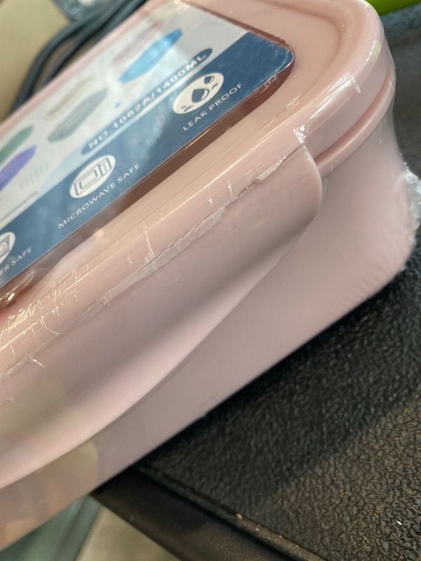 Photo 1 of **MINOR DAMAGED**
LOVINA Bento Boxes for Adults - 1100 ML Bento Lunch Box For Kids Childrens With Spoon & Fork - Durable for On-the-Go Meal, BPA-Free and Food-Safe Materials