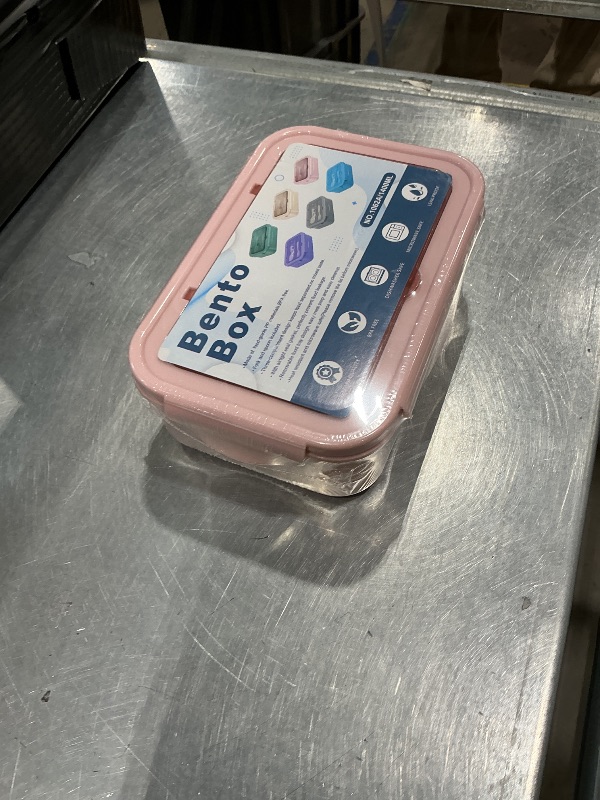 Photo 1 of **MINOR DAMAGED**
LOVINA Bento Boxes for Adults - 1100 ML Bento Lunch Box For Kids Childrens With Spoon & Fork - Durable for On-the-Go Meal, BPA-Free and Food-Safe Materials