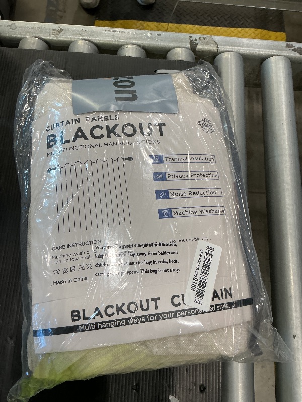 Photo 1 of 100% Blackout Shield Linen Blackout Curtains for Bedroom 72 Inches Long, Back Tab/Rod Pocket Living Room Drapes, Thermal Insulated Blackout Curtains 2 Panels Set, 50" W x 72" L,Cream