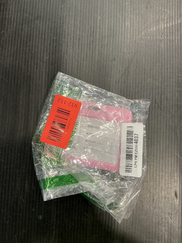 Photo 1 of 1 Pack Sliding Horizontal ID Badge Holder with Clear Window Pink ID Card Holder Protector Pouch for Office School ID Credit Cards Proximity Key Cards Driver’s Licenses and Passes