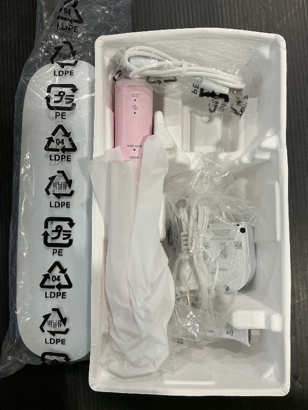 Photo 1 of **MINOR DAMAGE - USED**
Philips Sonicare ProtectiveClean 6500 Rechargeable Electric Toothbrush, with Pressure Sensor, 3 Cleaning Modes, SmarTimer and QuadPacer, 14-Day Battery Life, Charging Travel Case, Pink, HX6462/06