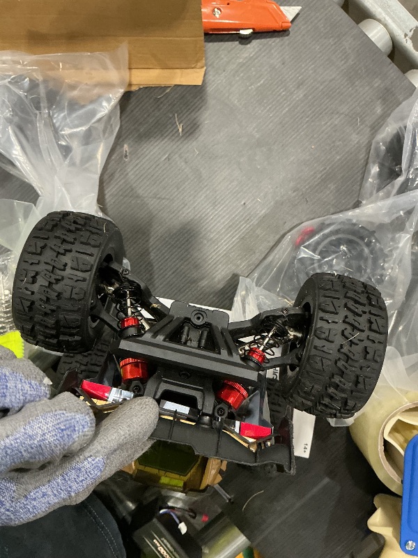 Photo 1 of *missing items/ remote* HYPER GO H14BM V3 1/14 Brushless RC Cars for Adults Fast 50 mph, RC Trucks 4X4 Offroad Waterproof, Electric Powered High Speed RC Car, Fast Extreme RC Truggy with 3S Battery for Snow Sand
