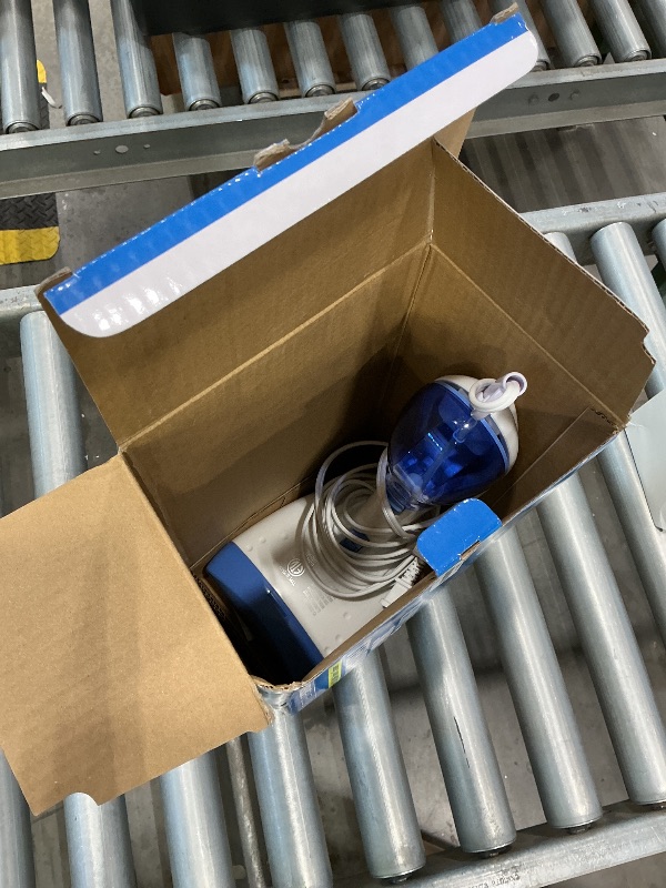 Photo 1 of ***SEE CLERK COMMENTS*** Conair Handheld Garment Steamer for Clothes, ExtremeSteam 1200W, Portable Handheld Design,White/Blue