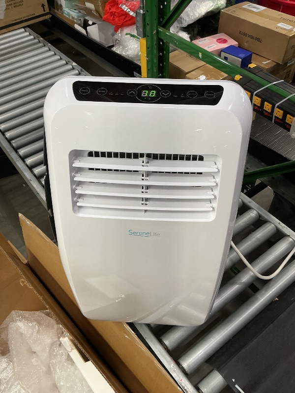 Photo 1 of ***SEE CLERK COMMENTS*** SereneLife 3-in-1 Portable Air Conditioner with Built-in Dehumidifier Function,Fan Mode, Remote Control, Complete Window Mount Exhaust Kit