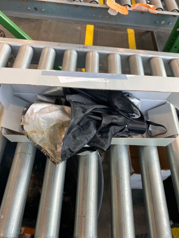 Photo 1 of ***DIRTY*** [2025 Upgrade] Nmoiss Windshield Sun Shade Umbrella - [Vinyl Coating Heat Shield] Protect Car from Sun Rays & Heat Damage Keep Cool and Protect Interior, Spring Structure Edge Medium 56" L x 31" W