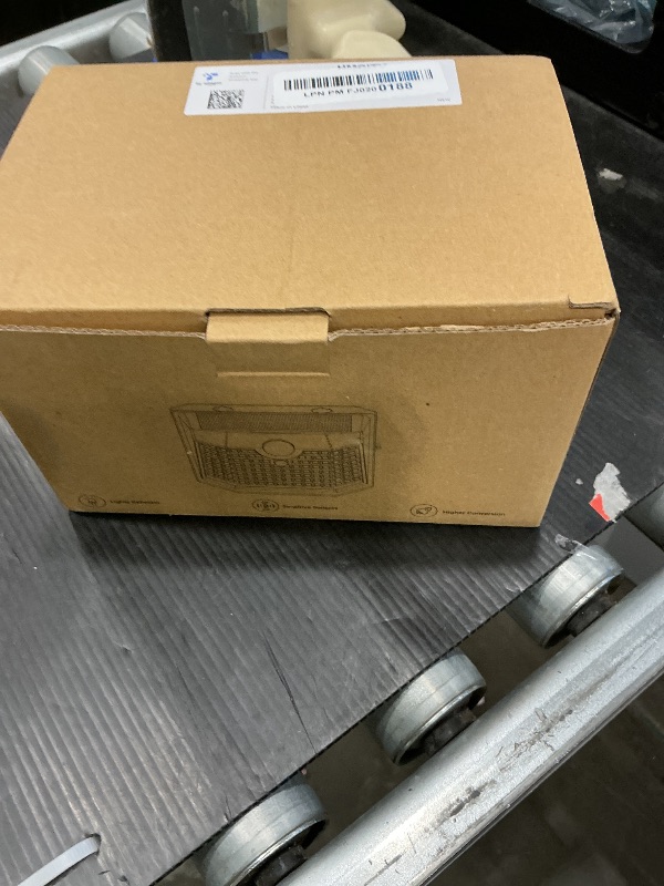 Photo 1 of ***MISSING PIECES*** HMCITY 120 LED Outdoor Solar Lights with Motion Sensor and 3 Lighting Modes, IP65 Waterproof Wide Solar Wall Lights Ideal for Garden Patio Yard (Front Button 6Packs, Daylight White)