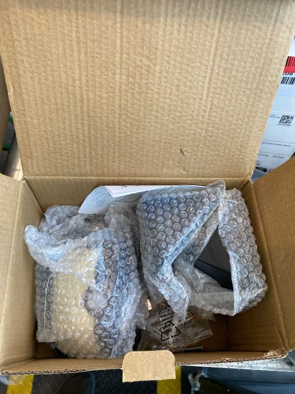 Photo 1 of ***MISSING PIECES*** HMCITY 120 LED Outdoor Solar Lights with Motion Sensor and 3 Lighting Modes, IP65 Waterproof Wide Solar Wall Lights Ideal for Garden Patio Yard (Front Button 6Packs, Daylight White)