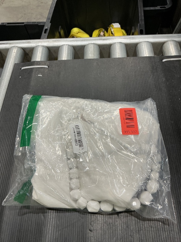 Photo 1 of **MINOR DAMAGE - Has a Stain**
ICEYOU Halloween Costume for Women Adults One Shoulder Cosplay Party Outfit Dress with Necklace White