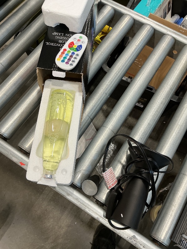 Photo 1 of ***SEE CLERK NOTES***17 Colors LED Liquid Motion Lamps 13.5 Inch Color Changing Lamp Black Small Relax Night Light for Adults Kids Teens Sensory Mood Nightlight Mini Aesthetic Table Lamp for Bedroom, Retro Home Decor