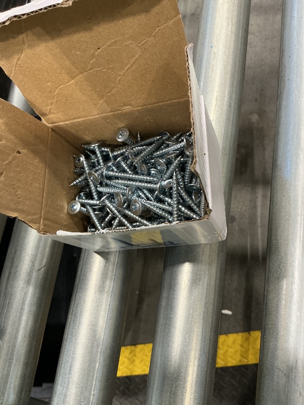 Photo 1 of (150 pcs) Wensilon #10×1-1/2" Phillips Truss Head Wood Screws Galvanized Iron Quick Metal Self