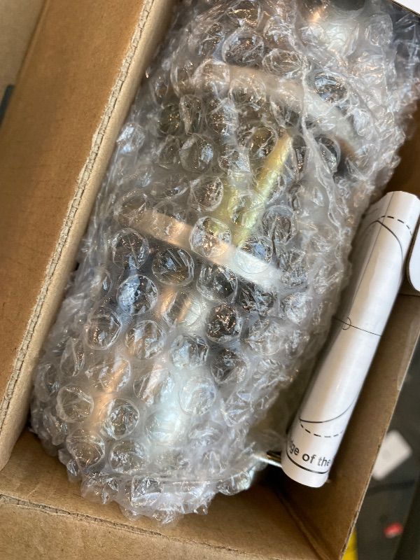 Photo 1 of *Missing keys* BESTTEN Keyed Entry Door Knob with Lock, Interior and Exterior Door Lock, Standard Ball, Satin Nickel