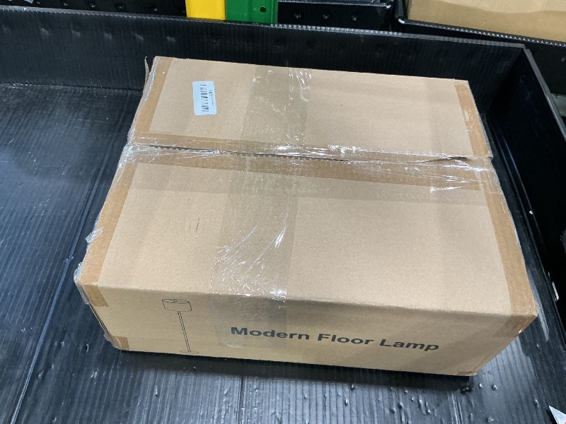 Photo 1 of ?Upgraded?Dimmable Gold Floor Lamps for Living Room, 11W LED Bulb Included, Modern Standing Lamp with Marble Base, Tall Pole Light with White Linen Shade for Bedroom Reading Office Corner Nursery