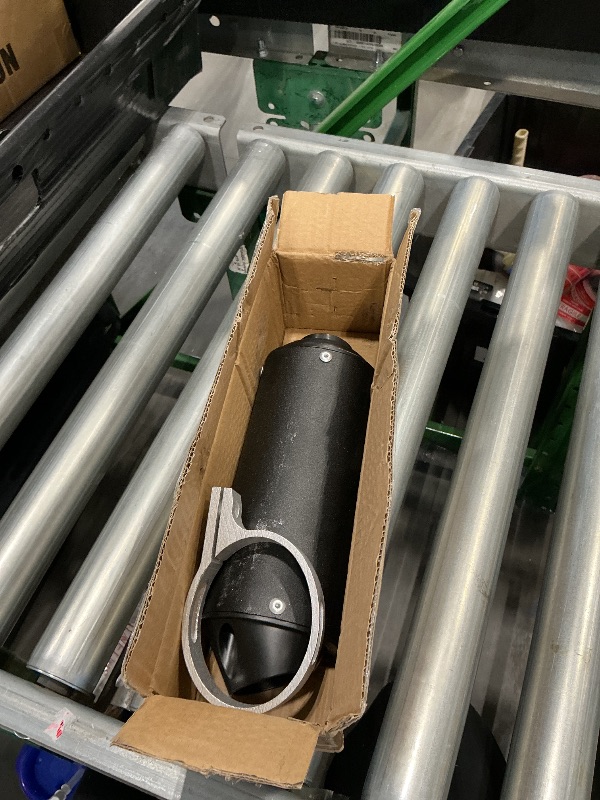 Photo 1 of 1.5" 38mm Exhaust Muffler With Clamp for 125cc 140cc 150cc 160cc 4 Wheeler ATV Quad Motorcycle Lifan Yx SDG Atomik Thumpstar BSE Apollo Kayo Stomp Chinese Pit Dirt Bike Black