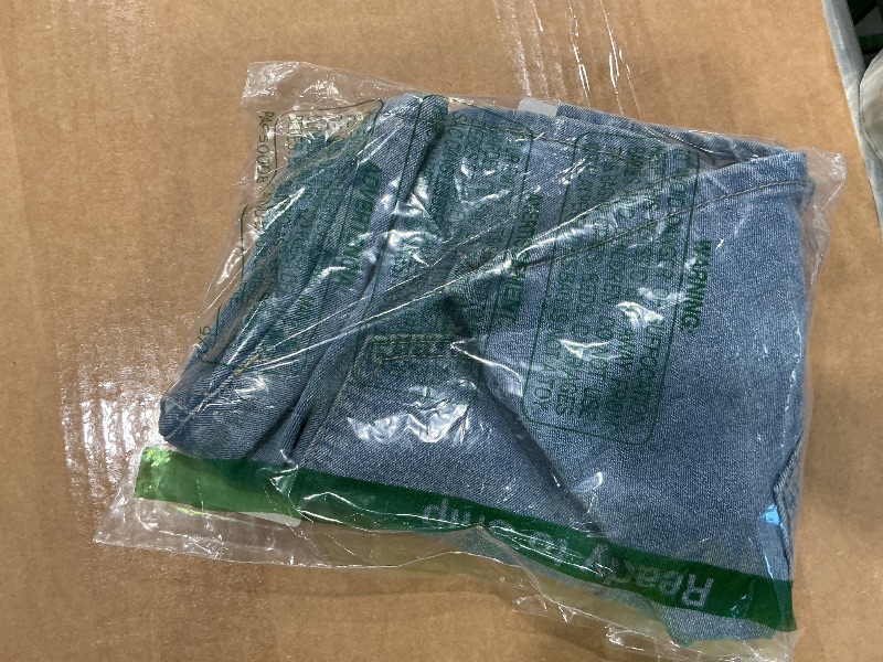 Photo 1 of *Missing Parts*
Denim Shorts Women Casual High Waisted Solid Button Up Asymmetrical Denim Jean Skort Skirt Mini Shorts Light Blue S