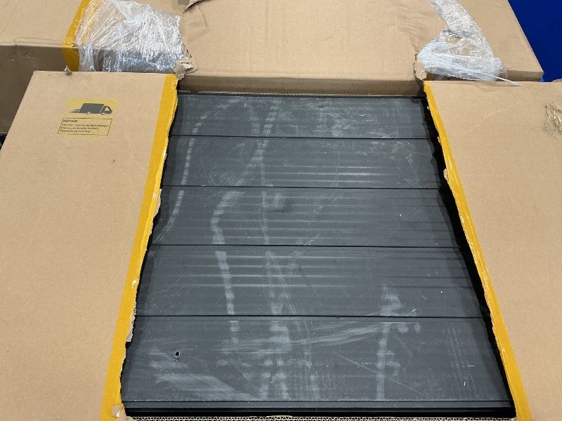 Photo 1 of *PARTIAL SET - Check clerk notes*
Goplus 6' x 3' Outdoor Storage Shed, Multi-Purpose Galvanized Steel Garden Shed with Air Vent and Lockable Door, Tool Storage Shed for Backyard, Patio & Lawn Black