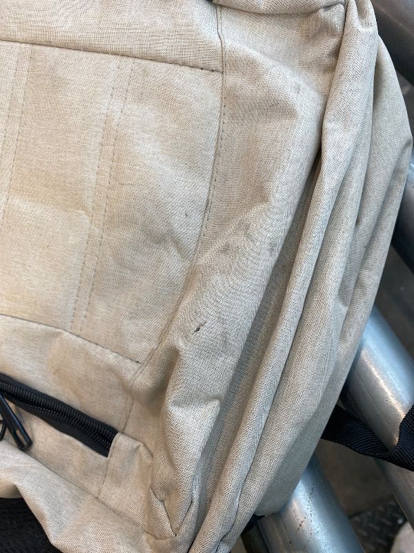 Photo 1 of *Minor Damaged - Check clerk notes*
Beige Backpack for Women, School Backpack for Girls Teens Boys, Work Business Back pack with USB Charging Port,Water Resistant College Computer Bookbag Fits 15.6 Inch Laptop,Back Pack,Mochilas