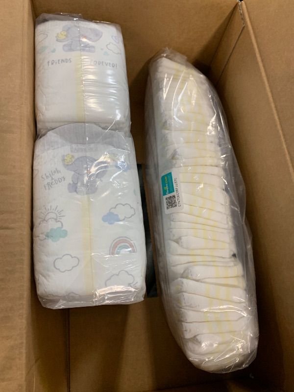 Photo 1 of ****PARTIAL SET**** Pampers Pure Protection Baby Diapers, Size 1 (8-14 lbs), , Up to 100% Leakproof, Premium Plant-based Skin Protection, Hypoallergenic Soft Diapers