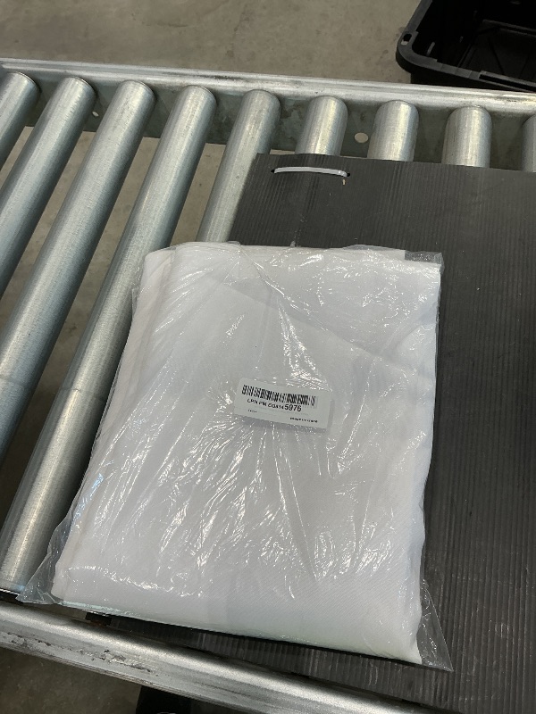 Photo 1 of sancua White Square Tablecloths 85x85 Inch - Fabric Table Cloth for Square or Round Tables, Washable Polyester Table Cover for Outdoor Party, Birthday, Buffet, Resturant