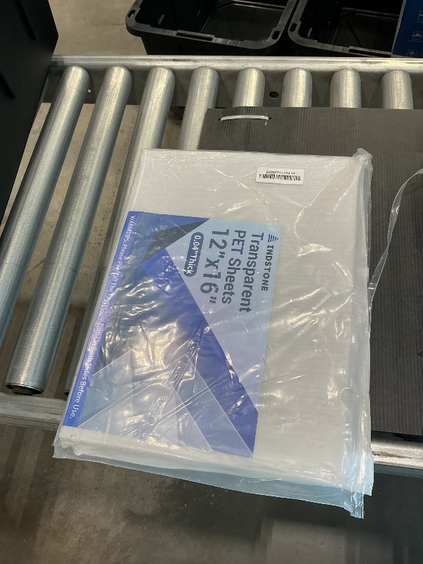 Photo 1 of 10 Pack 12”x16” x0.04” Clear PET/Plexiglass Sheet, INDSTONE Transparent Flexible Plastic Sheet 12x16, Clear Plastic Sheet for Crafts, Picture Frames, Painting, Sign Blank