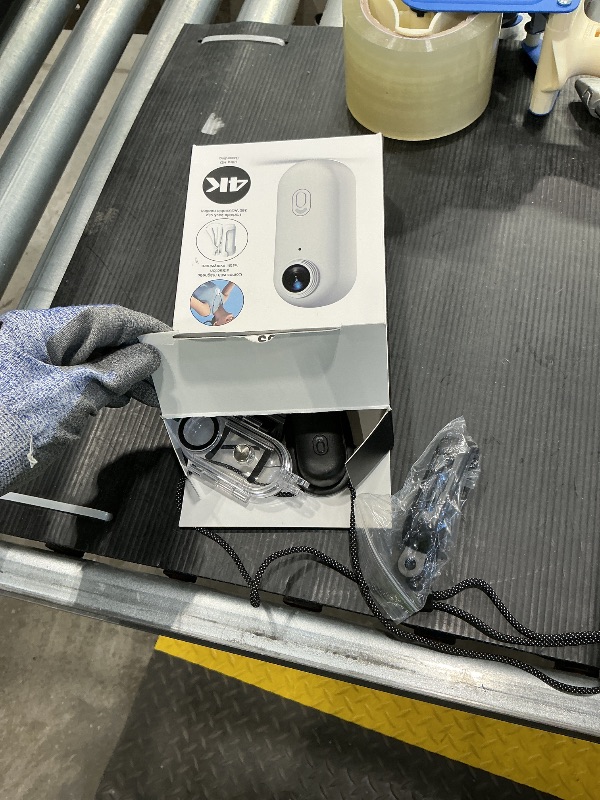 Photo 1 of 4K Mini Body Camera, 128GB Thumb Size Wearable Cam, Hands Free Action Cam with 360° Rotatable & Magnetic Clip, Portable Body Worn Camera for Security, Travel, Work, Lectures, Pet Walking (Black)