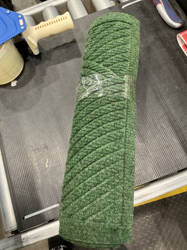 Photo 1 of (Prototype) SAFAVIEH August Shag Collection Accent Rug - 3' x 5', Green, Solid Design, Non-Shedding & Easy Care, 1.5-inch Thick Ideal for High Traffic Areas in Entryway, Living Room, Bedroom (AUG200Y)