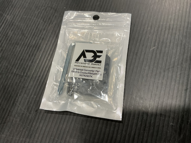 Photo 1 of ADE Universal Optic Mount Plate for converting Any Optic Cut with RMR/SRO/407C/507C Footprint Works With ADE RD3, Vortex Venom/Viper,Burris Fastfire,Shield RMS/RMSc,Holosun 407K/507K,EPS Carry Red Dot