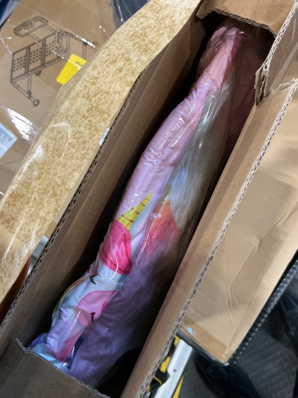 Photo 1 of *Factory Sealed*
JOIEDOMI Toddler Sleeping Bag for Kids 55''x30'' Nap Mat with Removable Pillow and Minky Blanket for Toddler Ages 3-7 Roll Up Kids Sleeping Bag for Boys Girls Kindergarten Daycare Sleepover Unicorn