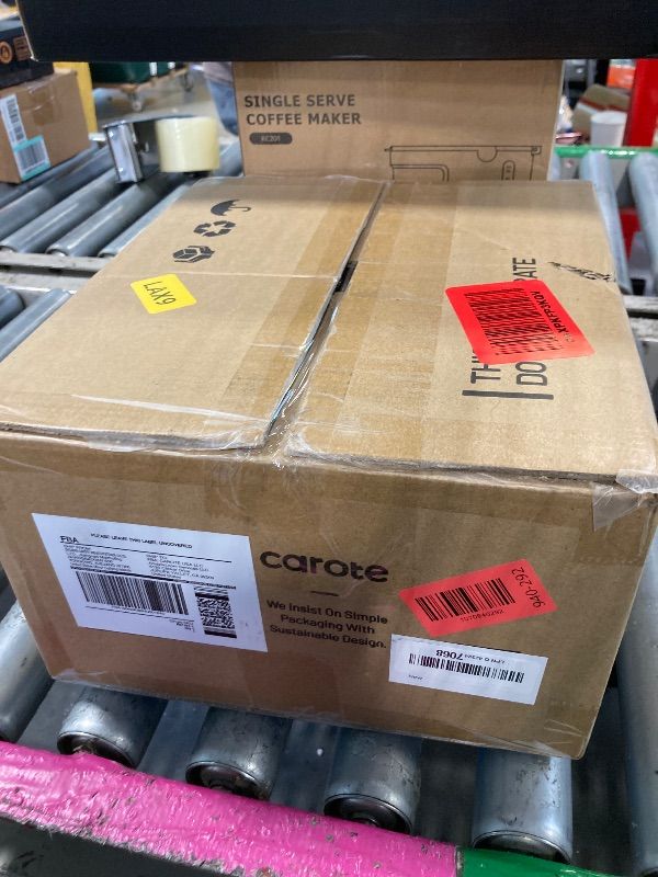 Photo 1 of *** 2 GLASS LIDS ARE MISSING *** CAROTE 19pcs Pots and Pans Set Non Stick, Nonstick Cookware Set Detachable Handle, Induction Kitchen Cooking Sets with Removable Handle, RV Kitchen, Oven Safe, Taupe