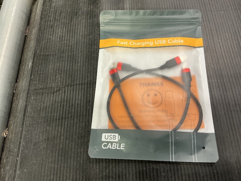 Photo 1 of 1ft USB C to Lightning Cable, 2 Pack PD Fast Charging [MFi Certified] Short USB C iPhone Charger Cord, Braided 12 inch USBC to Lightning Cable for iPhone 14/13/12/11 Pro Max/XR/XS/SE/AirPods