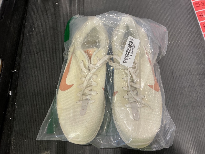 View 2 of ** DIRTY** Nike Women's Flex Experience Run 12 Road Running Shoes, Soft Pearl/Rose Gold-Pearl White, 8.5