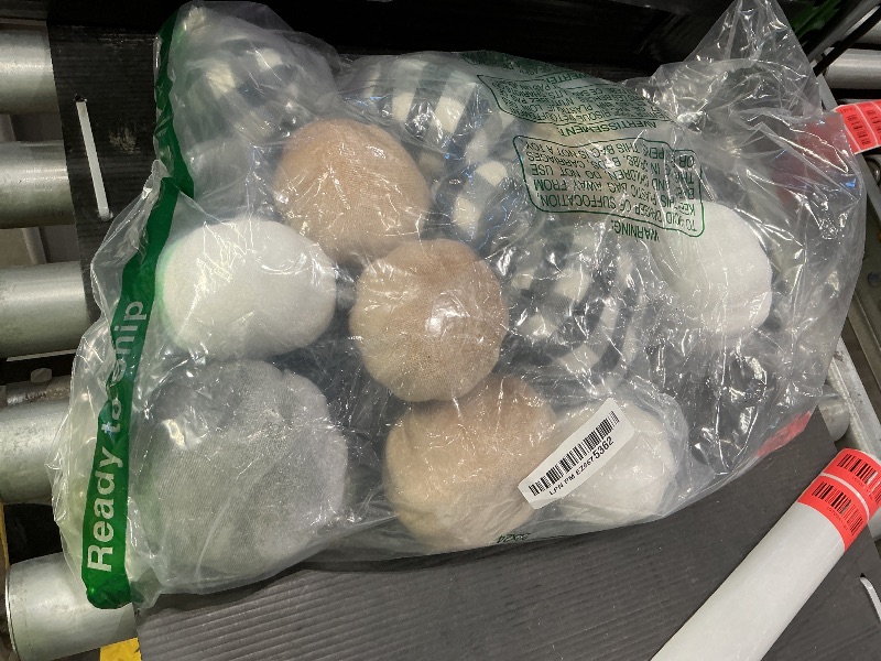 Photo 1 of 16 Pcs Assorted Faux Small Decorative Fabric Pumpkins Foam Grey Taupe White Velvet Black & White Buffalo Check Pumpkins for Farmhouse Fall Halloween Thanksgiving Mantel Table Decor