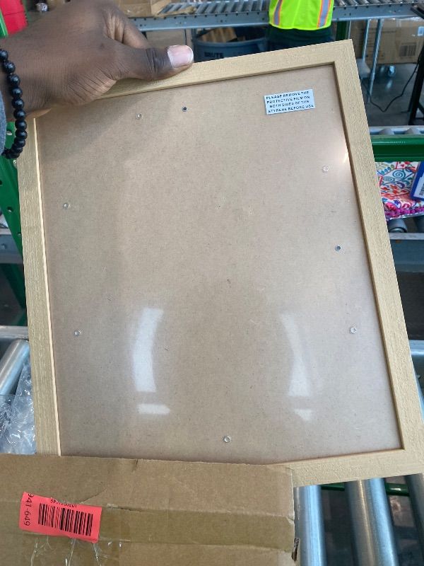 Photo 1 of 10x12 Frame Natural Woodgrain,Rustic 12x10 Picture Frame Beige, Art Pic Hanging Poster Frame, 10 by 12 Gallery Family Concert Portrait Photo Frame Anniversary/Birthday/Wedding/Thank you/Christmas Gift