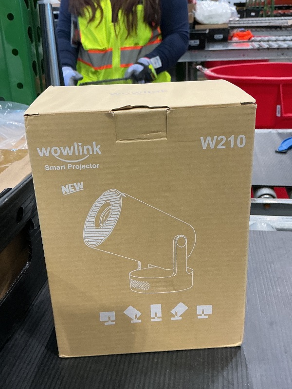 Photo 1 of [Built-in Apps & 2025 Upgraded] Mini Projector with WiFi 6 and Bluetooth 5.4 Support 4K 1080P Auto Keystone 180° Rotatable Projector Portable Compatibile with HDMI/TV Stick/Memory Stick/Laptop, White