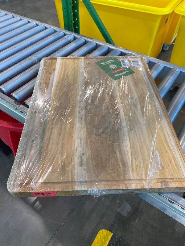 Photo 1 of *Minor Damaged*
Riveira Teak Wood Cutting Board – Gourmet Teak Grandeur: 24 x 18 Wooden Cutting Board – Natural Wooden Cutting Boards For Kitchen Decorative – Innovative Juice Grooves Teak Wooden Chopping Board