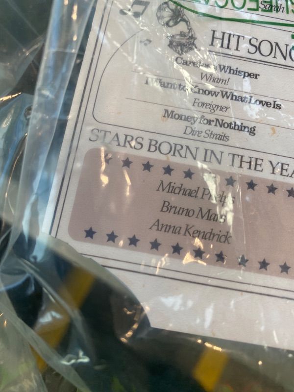 Photo 1 of ***MINOR DAMAGE*** 40th Birthday Party Decorations for Women Men, Vintage Back in 1985 Birthday Decor Poster Acrylic Table Sign, 40th Birthday Party Supplies, Double-Sided