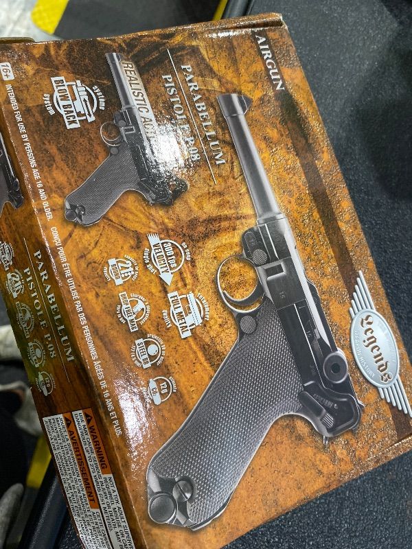 Photo 1 of **UNTESTED**
Umarex Legends, P.08 BB Gun, All Metal, .177 Caliber, Air Pistol, Blowback Action